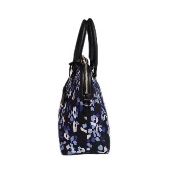 Kate Spade New York Hydrangea Flowers Leather Med Dome Satchel (w/ Dust Bag) - Picture 2 of 5